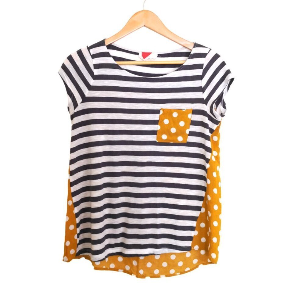 Anthropologie Pattern Pop Tee Size S
